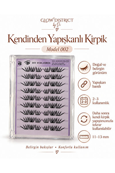 Kendinden Yapışkanlı Kirpik