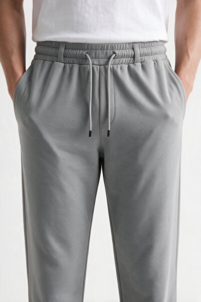 Erkek Jogger Pantolon Beli Lastikli Bağcıklı Likralı Regular Fit
