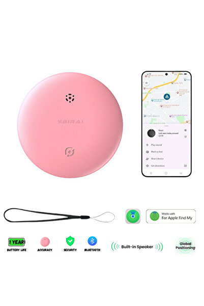 BIRAI SafeTag Anti-Lost Device, IOS Compatible, with GPS Tracker Location, Gl...