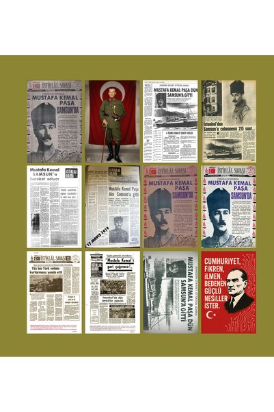 TELLGRAF May 19Th Themed Postcard Set (10X15 cm 12 Pieces)