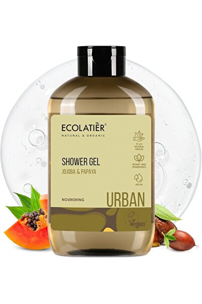 ECOLATIER SHOWER GEL JOJOBA & PAPAYA 600 ML