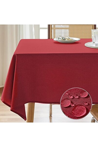 GENERAL AUSSPVOCT Textured Tablecloth Rectangle 52x70 Water Resistant Spill-P...