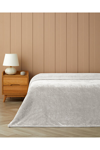 English Home Vena Supersoft Tek Kişilik Battaniye 150x200 cm Krem