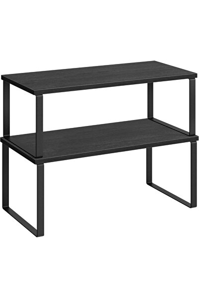 Generic SONGMICS Cabinet Organizer Shelf, Set of 2 Spice Rack, Kitchen Storage