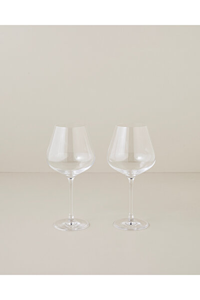 English Home Rivela Cam İkili Kadeh 650 ml Şeffaf