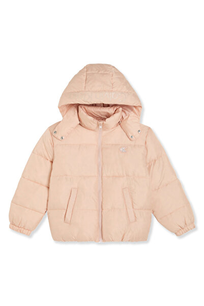Calvin Klein Pembe Kız Çocuk Mont LVCKTJM02GT0R-MINIME CK JACKET