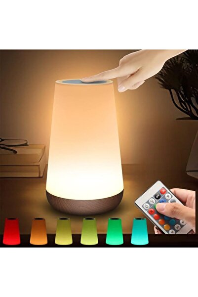 GENERAL مصباح ليلي LED من PAT، مصباح مكتب وطاولة بـ 13 لونًا RGB، إضاءة جانبي...