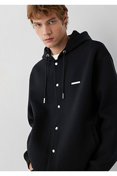 Mavi Black Kapüşonlu Siyah Sweatshirt 0S20109-900