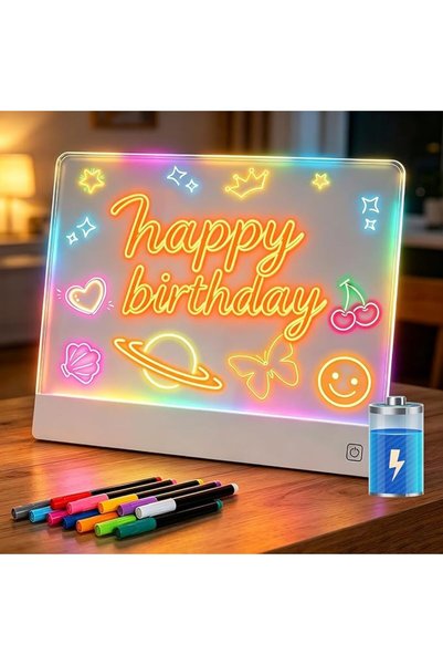 MIKUER لوح رسم كبير مضيء مقاس 16 بوصة (13.8 × 10.2 بوصة)، لوح رسم LED قابل لإ...