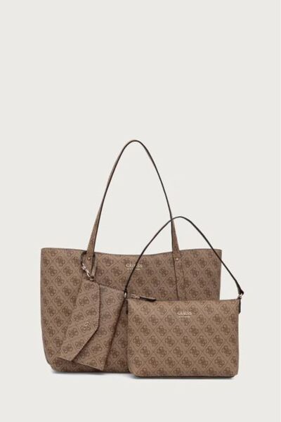 Guess Brenton Light Brown Women's Tote Bag