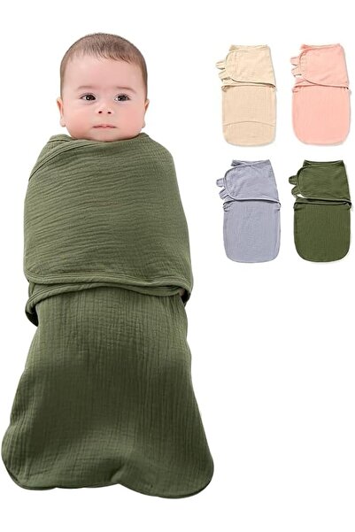 ZONEY Baby Swaddle Wrap, 4 Layer Newborn Swaddle Blanket Wrap with Breathable...