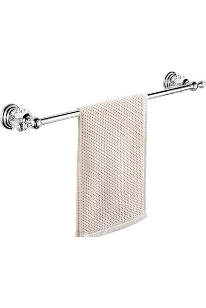 BATHSIR Crystal Toilet Paper Holder, Chrome Tissue Paper Holder Silver Bathro...