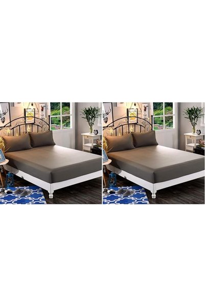 Elegant Comfort ملاءة سرير فاخرة من قطعة واحدة بجودة الفنادق 1500، مصنوعة من ...