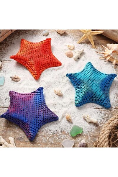TERRIFI 3D Printed Starfish, Flexible Ocean Animal Fidget Toy for Stress Reli...