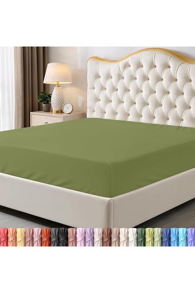 Utopia Bedding ملاءة سرير كوين - ملاءة سفلية - جيوب عميقة - مصنوعة من الميكرو...