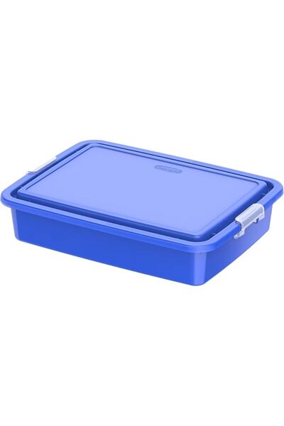 Cosmoplast 15L Lockbox Storage Box, Translucent Grey