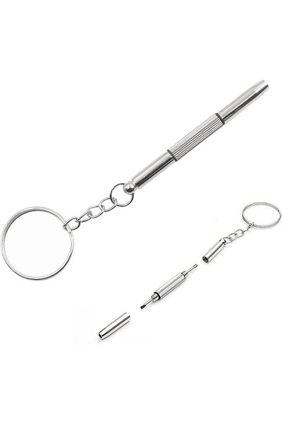 Generic 3-in-1 Multi-Function Keychain Screwdriver Repair Glasses, Portable G...
