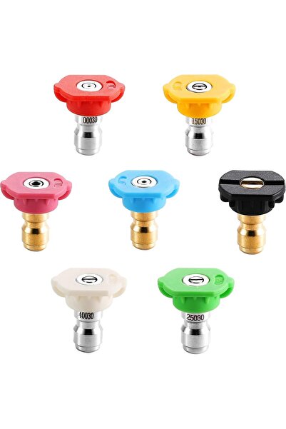 Generic Tool Daily Pressure Washer Nozzle Tips Multiple Degrees, 1/4 Inch, 2....