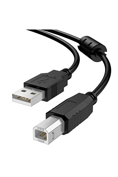 Generic كابل طابعة USB، كابل USB A إلى USB B، سلك ماسح ضوئي من نوع USB 2.0 ذك...