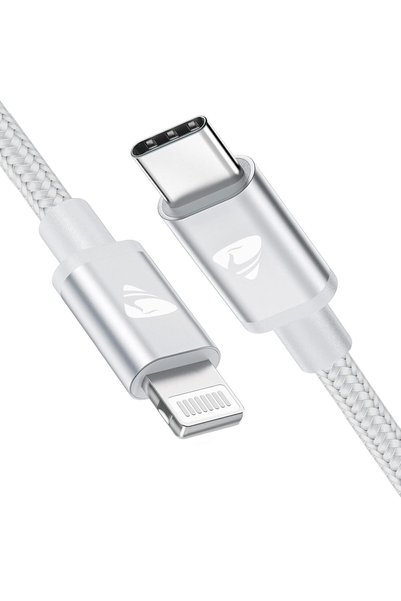 Aioneus كابل USB-C إلى Lightning طويل 3 أمتار، كابل شحن آيفون معتمد من MFi