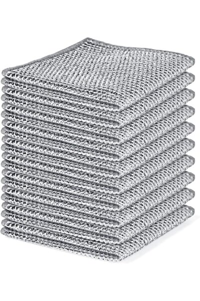 HaveLovely 10PCS Set Non-Scratch Steel Wool Dishcloth, Multi Purpose Wire Dis...