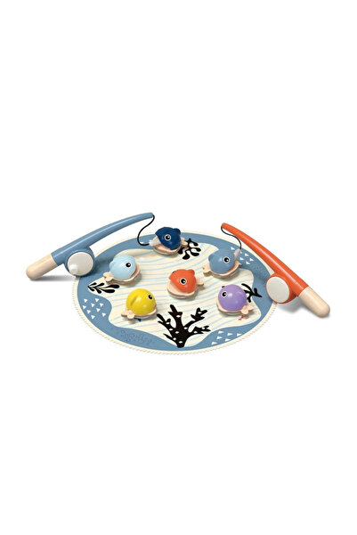Mercansa Top bright wooden fishing game