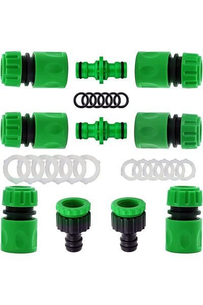 Generic 10Pack Garden Hose Pipe Fittings Kit for Outdoor tap&Join Hose Pipe T...