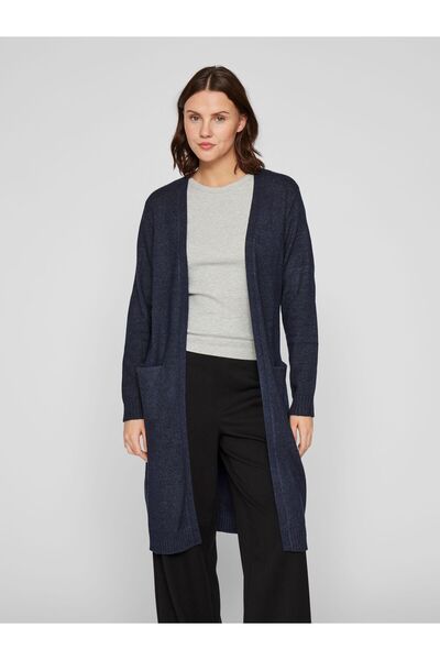VILA Strickjacke VIRIL Longline
