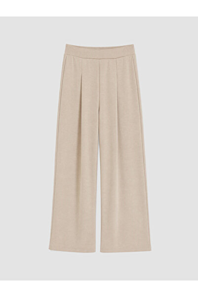 LC Waikiki Pleated Girls' Soft Touch Sweatpants for Style Seekers from Uzg Store