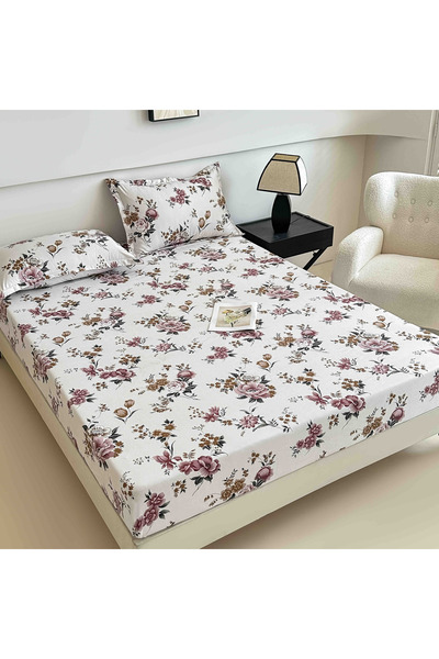 JOJO HOME Ελαστικό κάλυμμα στρώματος 140-180x200εκ., περιλαμβάνονται 2 μαξιλα...