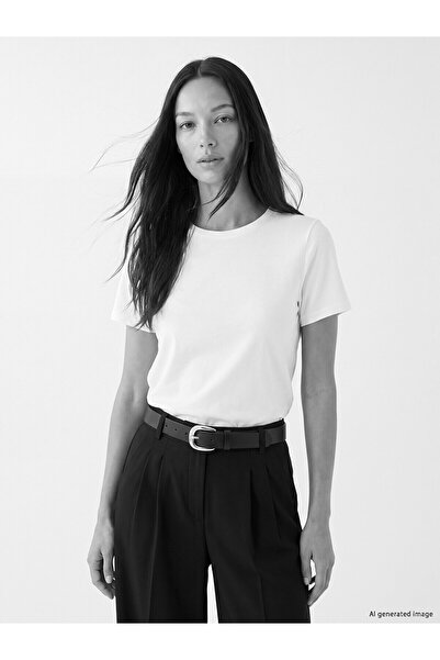 LC Waikiki Two Mt Shop Quality Lcw Everyday White Combed Cotton Plain Narrow ...