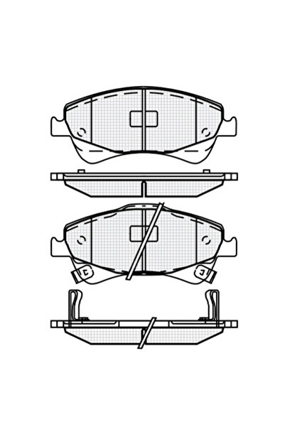 HEXEN Σετ τακάκια φρένων εμπρός DBS3392 για Toyota Avensis III T27, κωδ. T1905