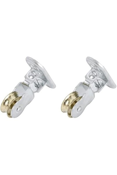 Lawazim Hinged Pulley Wheel - 30mm Gold - Grooved Wheel for Smooth Loading, W...