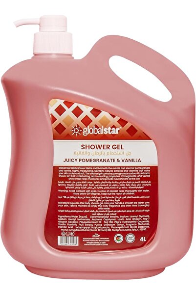 Globalstar Global Star Pomegranate & Vanilla Shower Gel - 4L