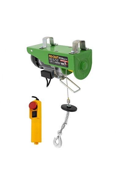 PRO CRAFT Troliu electric ProCraft TP250, 510W, capacitate 250kg, kit de mont...