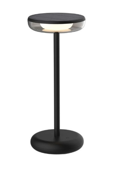 Klausen Lampă solară de grădină Lucent LED, 2W, 2700K, IP44, Negru