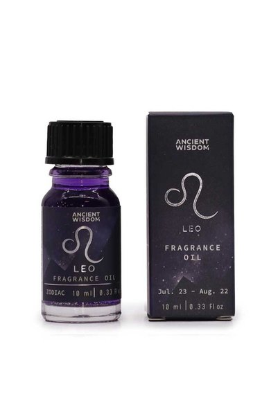 Ancient wisdom Leo (Leo) Zodiac Fragrance Oil Κουλ - Frosted Citrine & Ginger...
