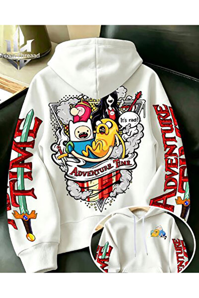 Generic Brand SWEATSHIRT DIN BUMBAC PEȘTUIT CU TREI FIPIEȘTI, MĂRIME MARE