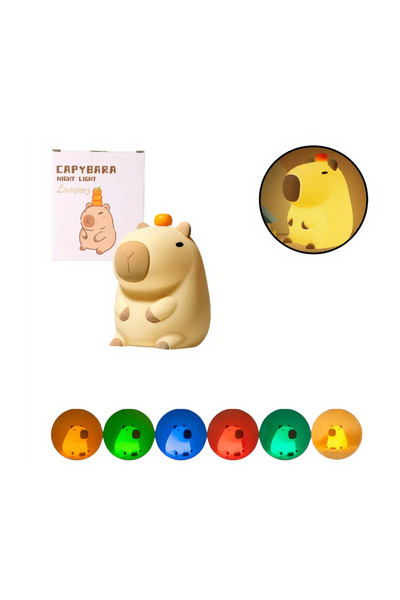 OEM Lampa de noapte Capybara, LAMP, control tactil, reincarcabila, multicolor...