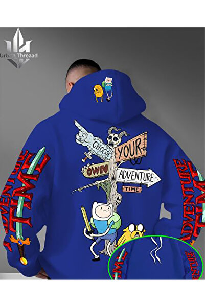 Generic Brand SWEATSHIRT DIN BUMBAC PEȘTUIT CU TREI FIPIEȘTI, MĂRIME MARE