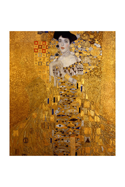 Adele Bloch Bauer Sayılarla Boyama Seti - Çerçeveli, 40x50cm
