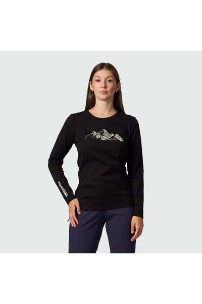 NORTHFINDER TR-6083OR tricou de damă din bumbac organic CERVENICA, negru, 4XL