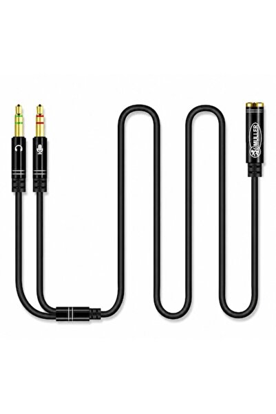 Müller Audio adapter splitter cable 1-in-2 Müller® Jack 3.5 mm male to 2 x Ja...