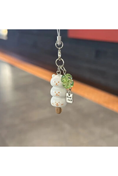 Choice B Cute Flower Bear Phone Charms Pendant Kawaii Anime Keychain Accessor...