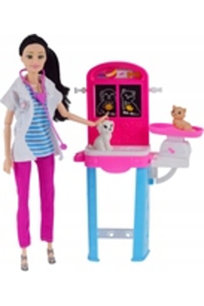 Skleplolki Păpușa veterinar cu animal de companie - set de jucărie