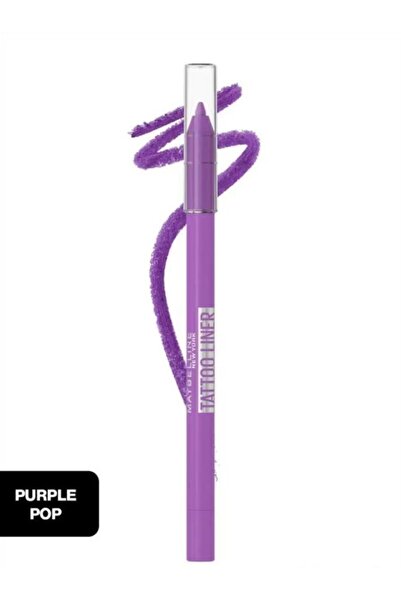 Maybelline New York Μολύβι Τζελ Σχεδίασης Τατουάζ - 801 Μωβ Ποπ (1.3γρ)