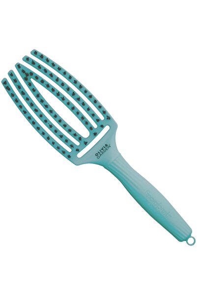 Olivia Garden Βούρτσα μαλλιών Fingerbrush Dolce Vita - Γαλάζιος Ουρανός