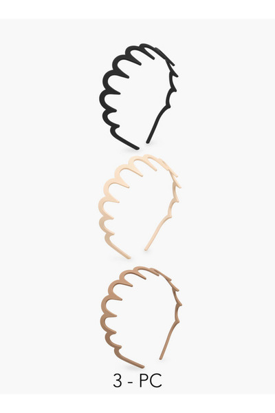 FAV Gloo Pack of 3 Zigzag Hairband