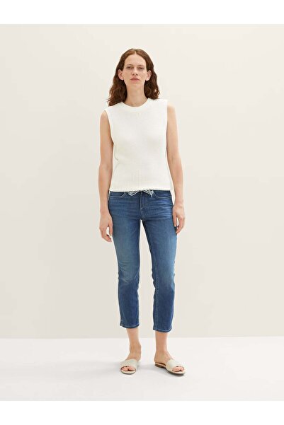 Tom Tailor Γυναικεία Τζιν Παντελόνια Alexa Cropped (1035744)