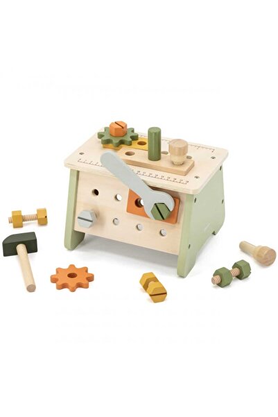 Viga Set de unelte PolarB, din lemn, 21 de piese, multicolor KID442490